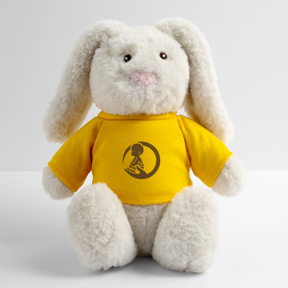 Little Marabous, MiniFeet, Kuschelhund, Plüschtier, Babygeschenk, Geschenk zur Geburt, Stofftier Hund, Kuscheltier, Babyshower Geschenk, Kinderzimmer Deko - sun yellow