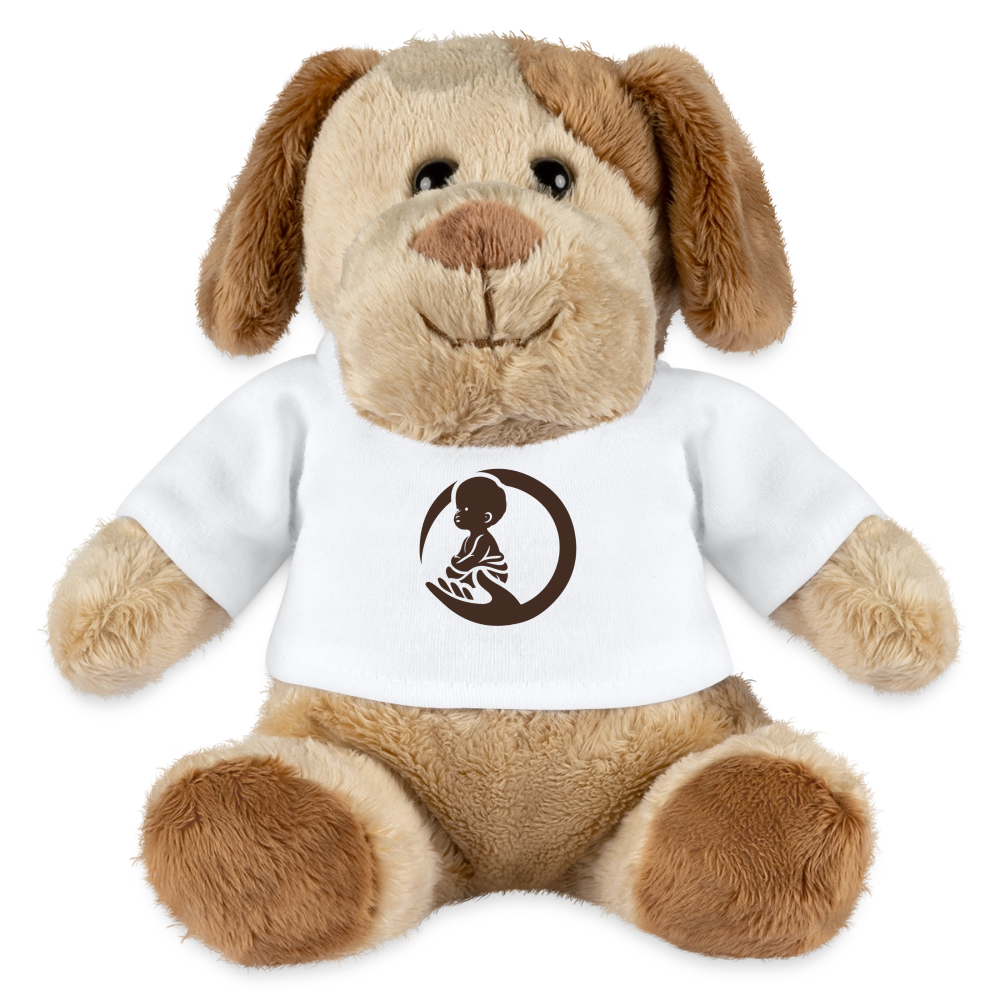 Little Marabous® MiniFeet Hund Helge – Kuschelfreund mit Herz - white
