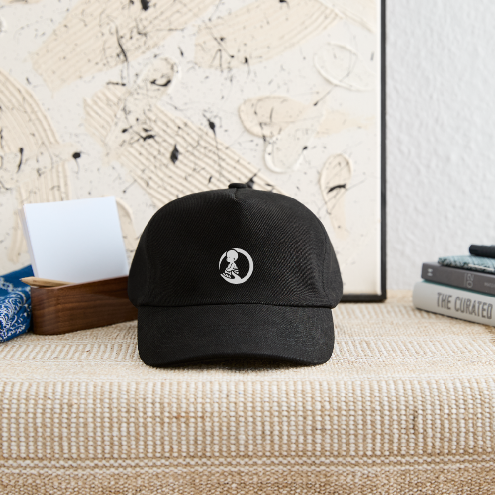 Little marabous Cap - black