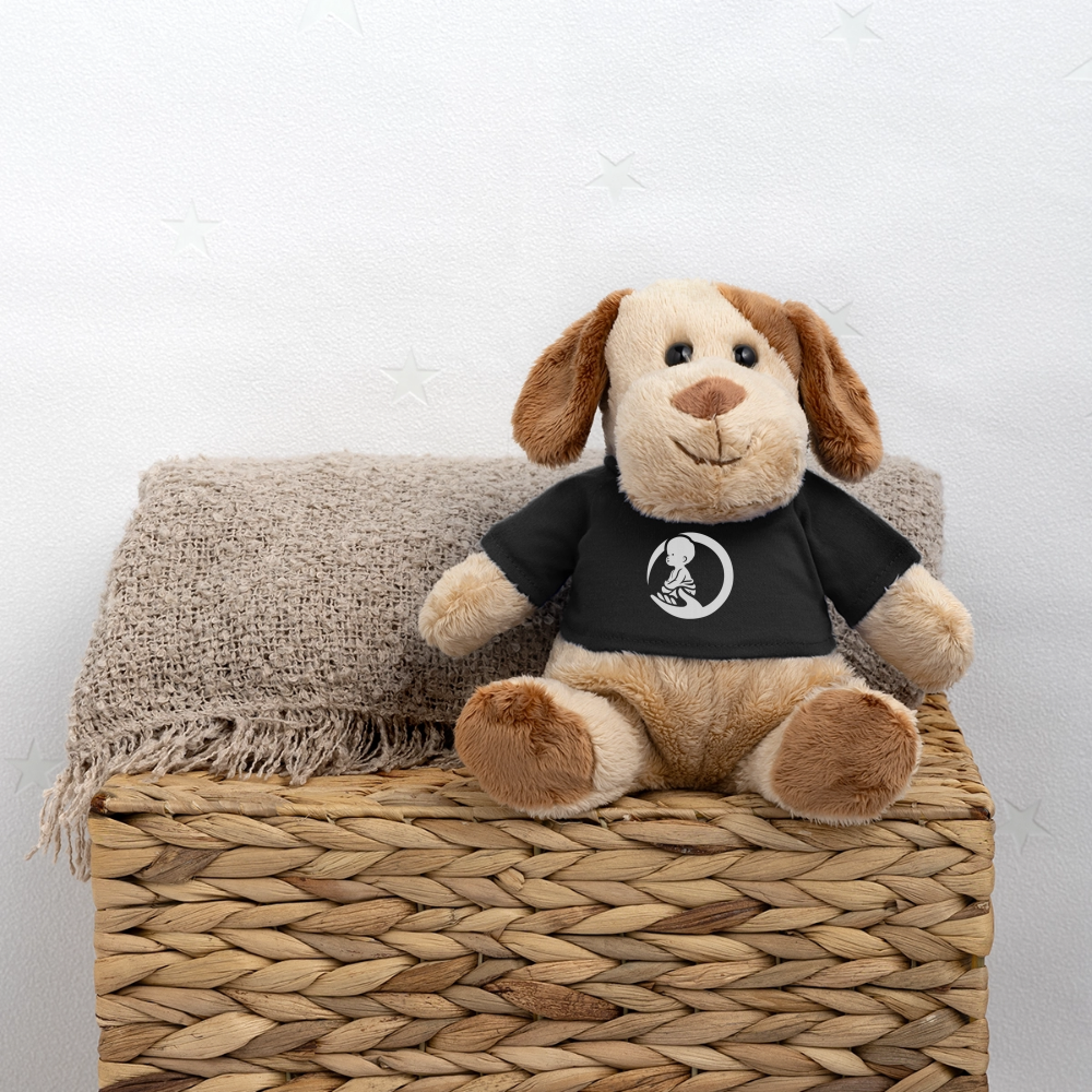 Little Marabous® MiniFeet Hund Helge – Kuschelfreund mit Herz - black