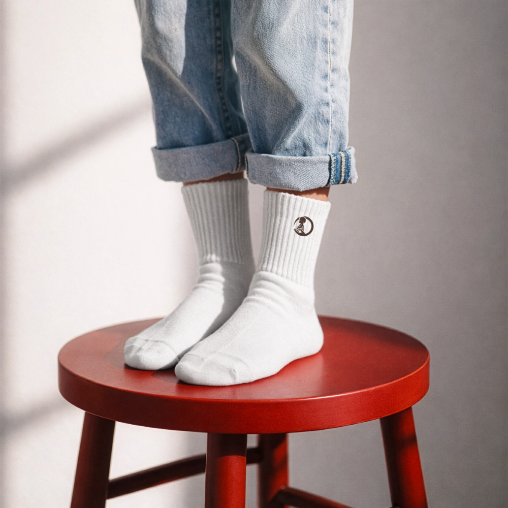 Little Marabous Kids Socks - white