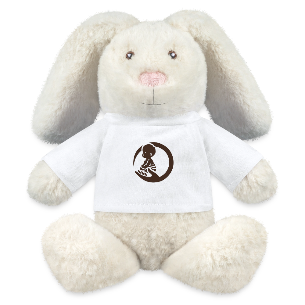 Little Marabous, MiniFeet, Kuschelhund, Plüschtier, Babygeschenk, Geschenk zur Geburt, Stofftier Hund, Kuscheltier, Babyshower Geschenk, Kinderzimmer Deko - white