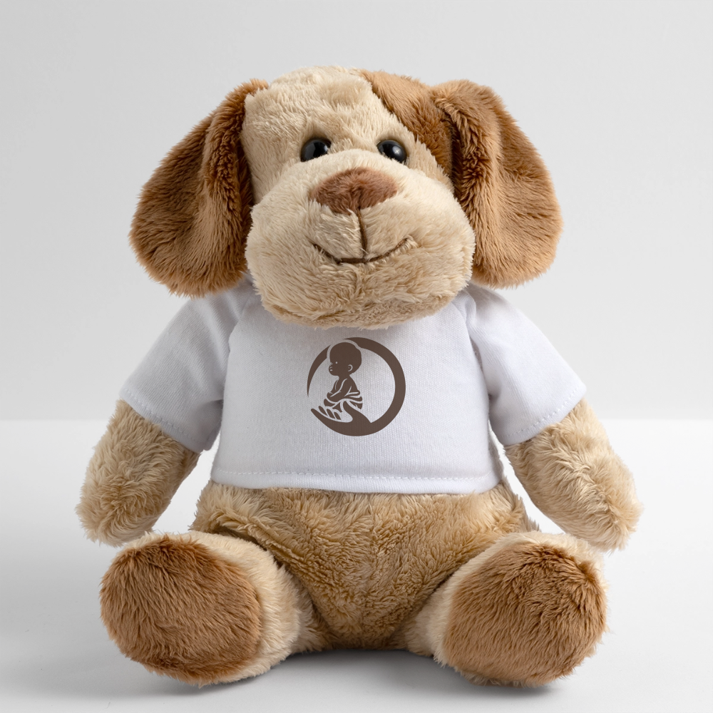 Little Marabous® MiniFeet Hund Helge – Kuschelfreund mit Herz - white