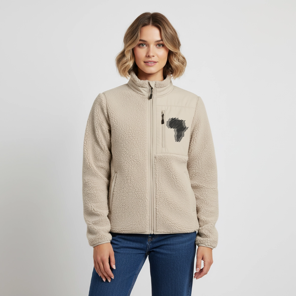 Little Marabous Legacy Fleece Jack - beige