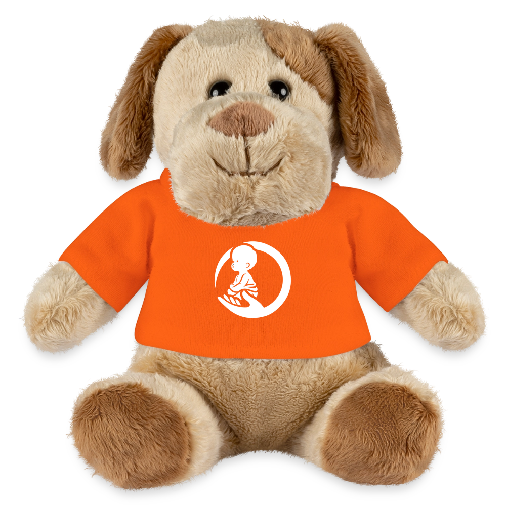 Little Marabous® MiniFeet Hund Helge – Kuschelfreund mit Herz - golden orange